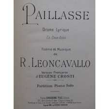Leoncavallo ruggero paillasse d'occasion  Blois