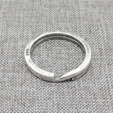 Chaveiro dividido prata esterlina 925 fecho para chaveiro diâmetro 20mm comprar usado  Enviando para Brazil