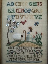 Alphabet sampler framed for sale  Ligonier