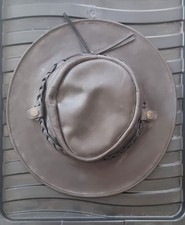 Leather bush hat for sale  SOUTHAMPTON
