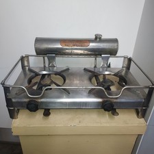 Fogão marinho vintage Punker Suécia queimador duplo aço inoxidável, feito na década de 1950.  comprar usado  Enviando para Brazil