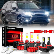 Usado, PARA Mitsubishi OUTLANDER 2014-2020 6x combo faróis de LED + kit de lâmpadas de neblina comprar usado  Enviando para Brazil