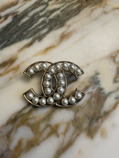 Chanel logo pearl for sale  LONDON