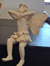 Cream resin angel for sale  WARRINGTON