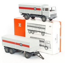 Usado, Caminhão de transporte e reboque Wiking Alemanha HO 1:87 MERCEDES-BENZ 1620 DB 432 NM`65 comprar usado  Enviando para Brazil