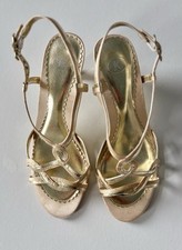 Shoes size gold for sale  COLNE
