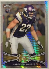 Refrator de prisma 2012 Topps Chrome Harrison Smith novato 85/216 SP Vikings comprar usado Refrator de prisma 2012 Topps Chrome Harrison Smith novato 85/216 SP Vikings comprar usado  Enviando para Brazil