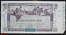 Billet 5000 francs d'occasion  Saint-Jean-de-Sauves