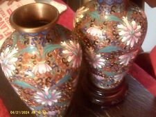 Nice pair cloisonne for sale  WREXHAM