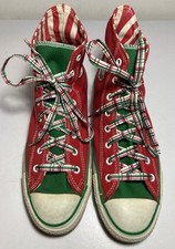 RARO Converse Chuck Taylor All Star Natal com Jingle Bells Masculino 8.5 Feminino 10.5 comprar usado RARO Converse Chuck Taylor All Star Natal com Jingle Bells Masculino 8.5 Feminino 10.5 comprar usado  Enviando para Brazil