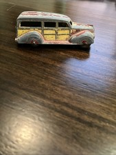 VNTG Tootsie Brinquedo Woody Station Wagon Jogado Pneu Difícil Ausente Anos 1930-1940 comprar usado  Enviando para Brazil