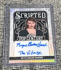 2024 Leaf Pop Century Bryce Dallas Howard Branco Brilhante Roteiro Auto #1/1, usado comprar usado  Enviando para Brazil