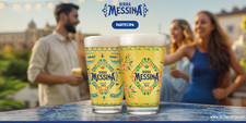 Bicchieri birra messina usato  Verona
