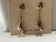 Damascene clip earrings for sale  Middletown
