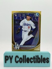 Refrator Mojo Dourado 2025 Bowman Chrome Mega #91 Hyeseong Kim (RC) /50 LA Dodgers comprar usado  Enviando para Brazil
