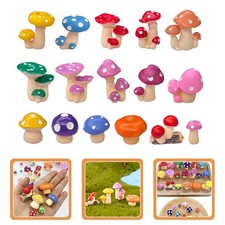  16 Pcs Micro Landscape Simulierte Pilzkuchendekoration Mini-Pilz Miniaturpilze comprar usado  Enviando para Brazil