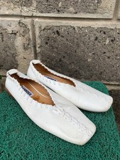 Usado, Sapatilhas de couro femininas JIL SANDER Whipstitch EUA 5.5 || EU 36 comprar usado  Enviando para Brazil