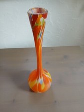 Glasvase blumenvase bunt gebraucht kaufen  Burgstädt
