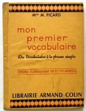 Vocabulaire livre scolaire d'occasion  Saint-Léger-sur-Dheune