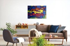 Tableau abstrait moderne d'occasion  Saint-Etienne