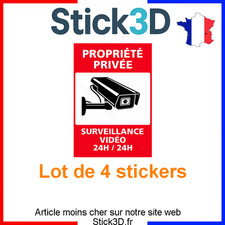 Lot autocollant propriété d'occasion  Meyzieu