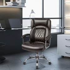 Leather office chair for sale  IPSWICH