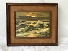 Seascape oil painting for sale  Essex
