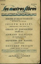 Oeuvres libres 228. d'occasion  France