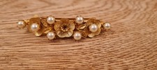 Vintage goldtone faux for sale  HENGOED