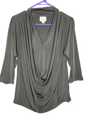 Draped neck black for sale  San Jose