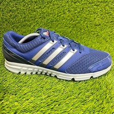 Usado, Tênis de corrida esportivo Adidas Falcon Elite 3 masculino tamanho 11 azul cinza comprar usado  Enviando para Brazil