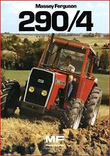 Trator francês original Prospect Tracteur Massey Ferguson MF 290/4 _ 2 páginas comprar usado  Enviando para Brazil