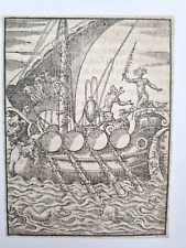 Gravure bois woodcut d'occasion  Ancy-le-Franc