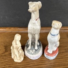 Antique greyhound figurines for sale  BIRMINGHAM