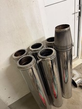 Edelstahlschornstein 130mm lä gebraucht kaufen Edelstahlschornstein 130mm lä gebraucht kaufen  Halver