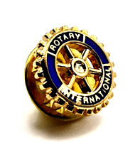Vintage Pin's Rotary International Logo Groupe Club Ancien Stock Neuf Ss Blister na sprzedaż  Wysyłka do Poland
