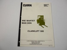 Usado, Clark Clarklift 500 Wartungsanleitung Werkstatthandbuch 1977 comprar usado  Enviando para Brazil