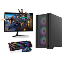 PACOTE DE PC PARA JOGOS RÁPIDOS 24 POLEGADAS CORE i7-4770 16GB RAM SSD + HDD RTX 3050 WIN 11, usado comprar usado  Enviando para Brazil