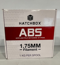 Filamento de impressora 3D HATCHBOX ABS 1,75 mm preto, carretel de 1 kg comprar usado  Enviando para Brazil