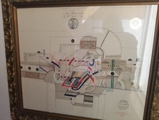 Lithograph via air for sale  Yonkers