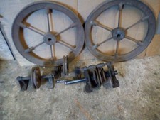 Cast iron wheels for sale  FALMOUTH