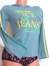 Blusa moletom azul casual manga longa com capuz tamanho P comprar usado  Enviando para Brazil