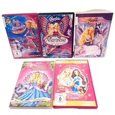 Barbie 5 Filme DVD Paket - Mariposa - Bundle - Deutsch - Set - gebraucht na sprzedaż  Wysyłka do Poland