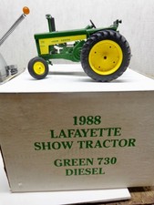 1988 Lafayette Show John Deere 730 trator diesel na caixa brinquedo promocional escala 1/16 comprar usado  Enviando para Brazil