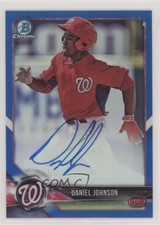 Refrator azul 2018 Bowman Chrome Prospect /150 Daniel Johnson #CPA-DJ automático comprar usado  Enviando para Brazil