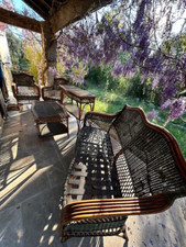 Salon jardin osier d'occasion  Lédignan