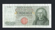 Repubblica italiana 5000 usato  Colleferro