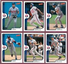 2002 Upper Deck Victory Montreal Expos cartão de beisebol MLB VER LISTA comprar usado  Enviando para Brazil