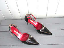Escarpins brides cuir d'occasion  Serris