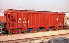 Funil coberto Dupe Kodak slide Union Pacific UP 37418 classe H-100-10 em 12/86 comprar usado  Enviando para Brazil